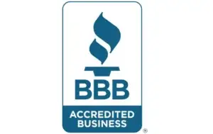 BBB Accredited Business logo indicating that Lori Beck Law Office is a trusted and accredited law firm in Colorado.